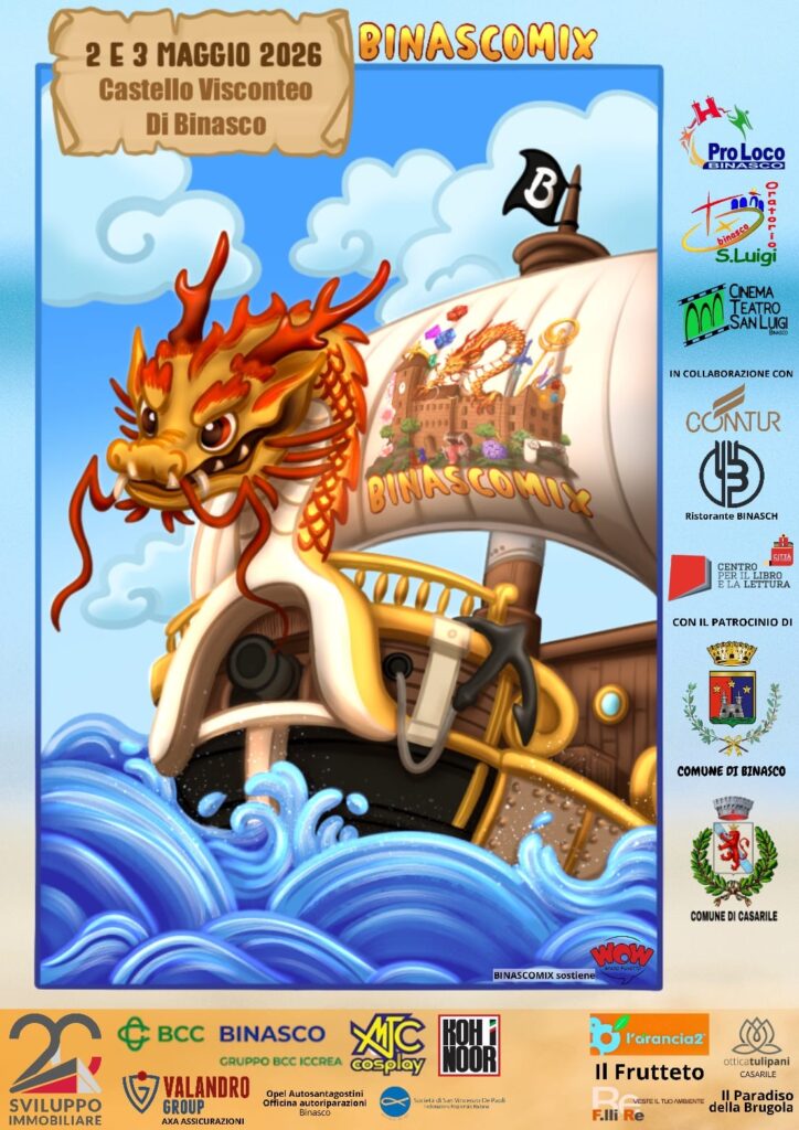 La San Vincenzo sponsor di Binascomix 2026!